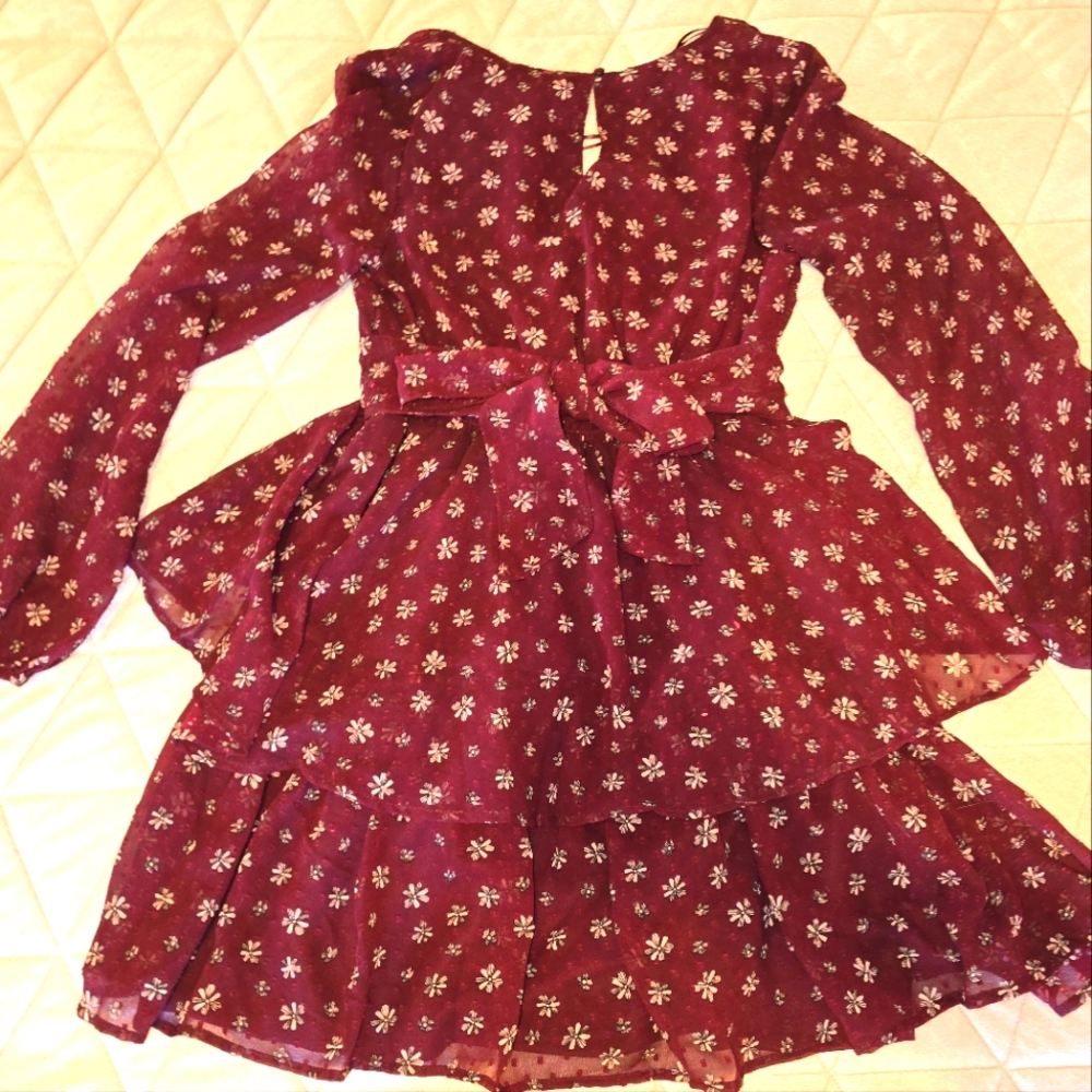 Maroon Dress size small (2-4)